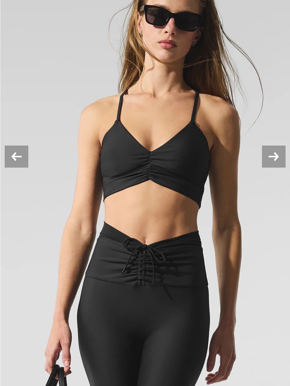 ALO Yoga Black Airlift Divine Bra